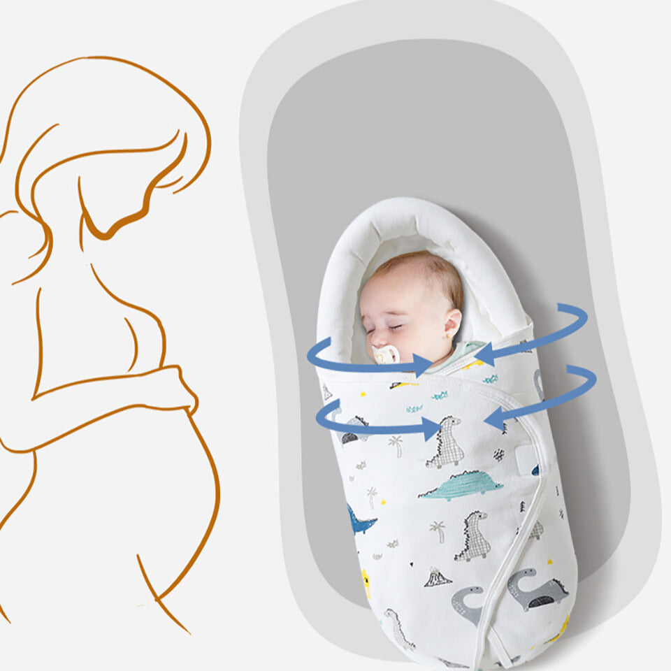 bébé dort sécurisé nid d'ange dino