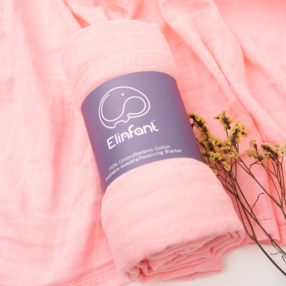 couverture bébé élinfant rose