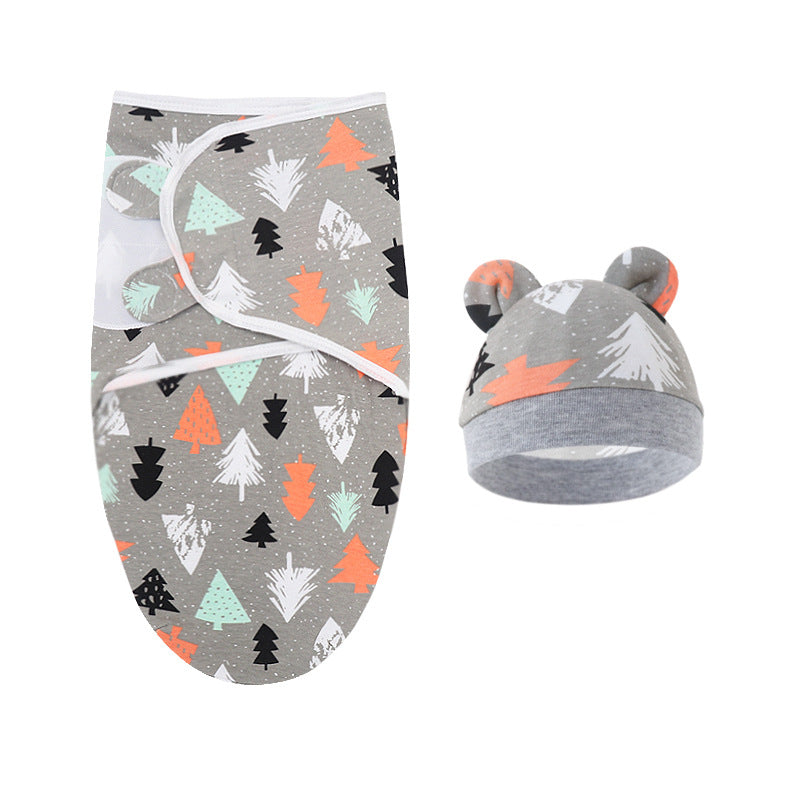 Couverture emmaillotage - Sapins