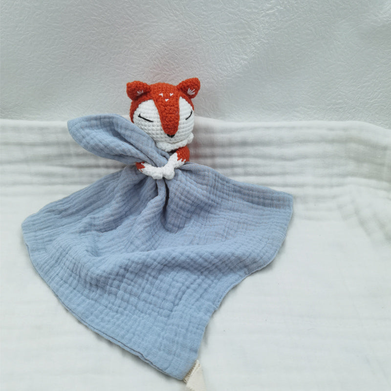 doudou bebe renard bleu