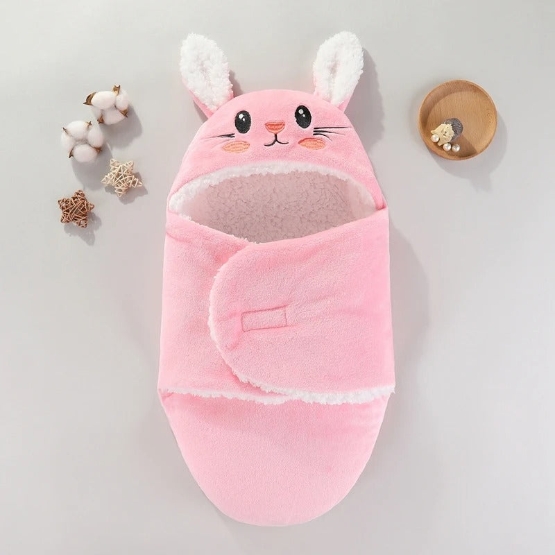 nid d'ange rose lapin
