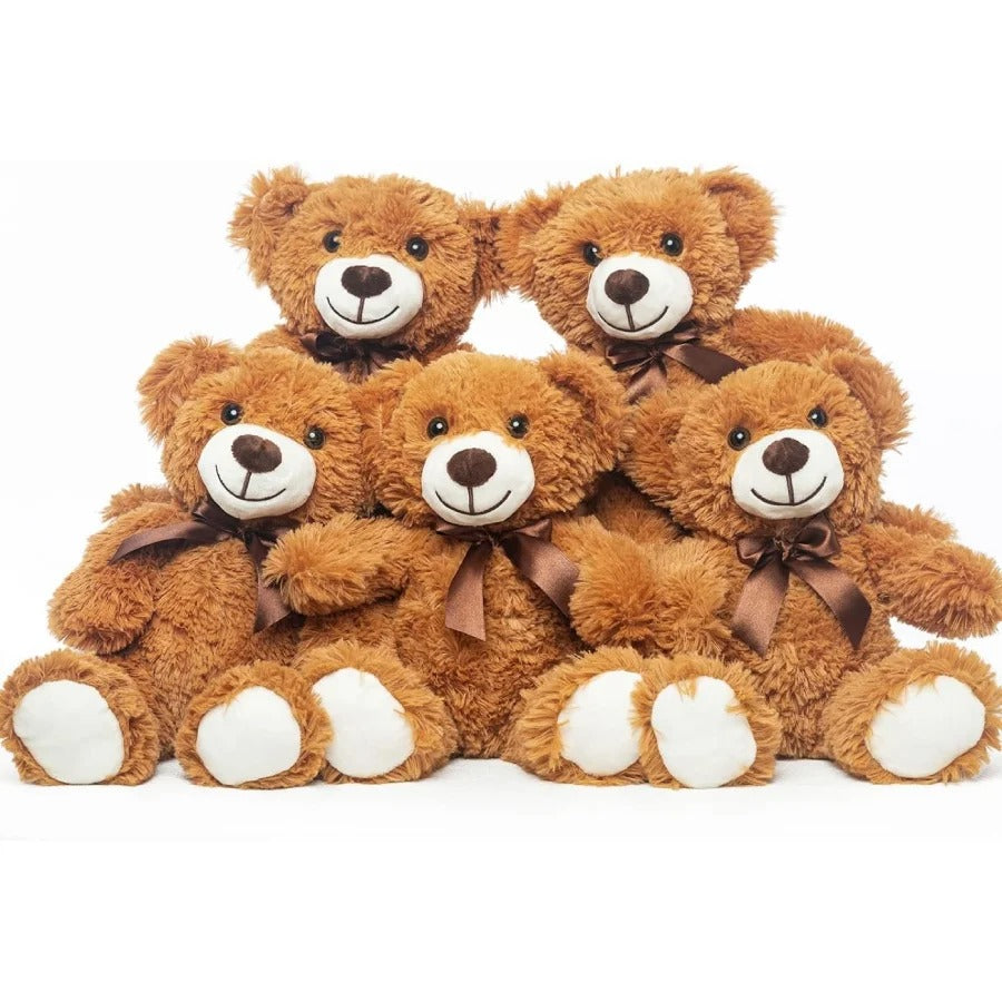 ours en peluche marron foncé