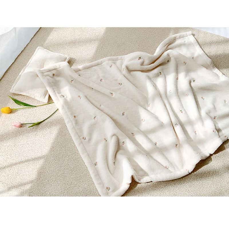 polaire couverture bebe printanier