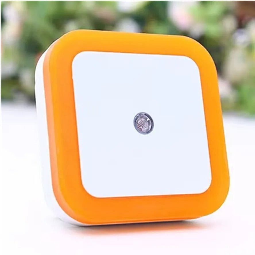 veilleuse bébé carré orange
