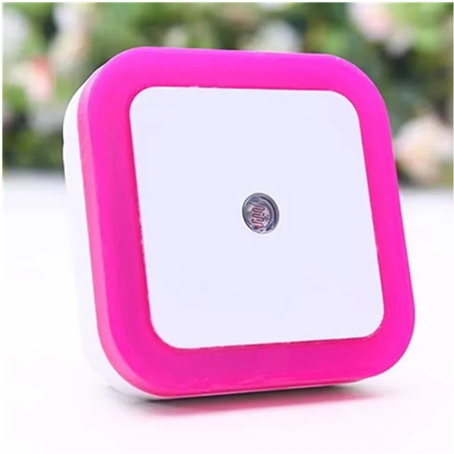veilleuse bébé carré rose