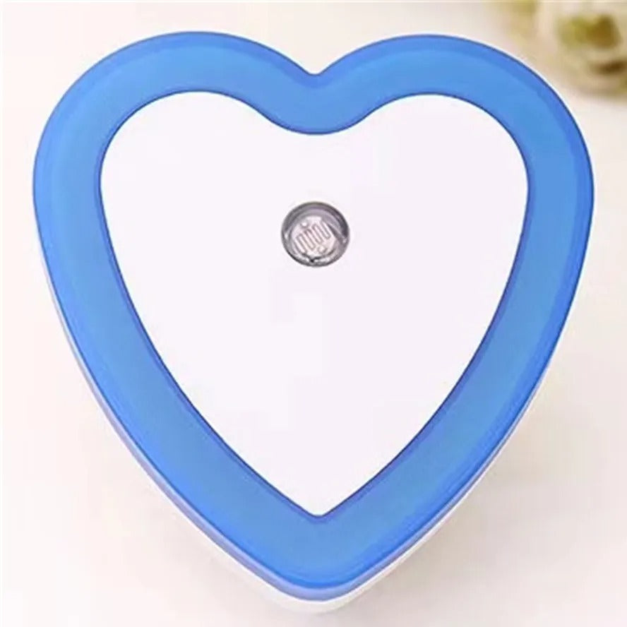 veilleuse bébé coeur bleu