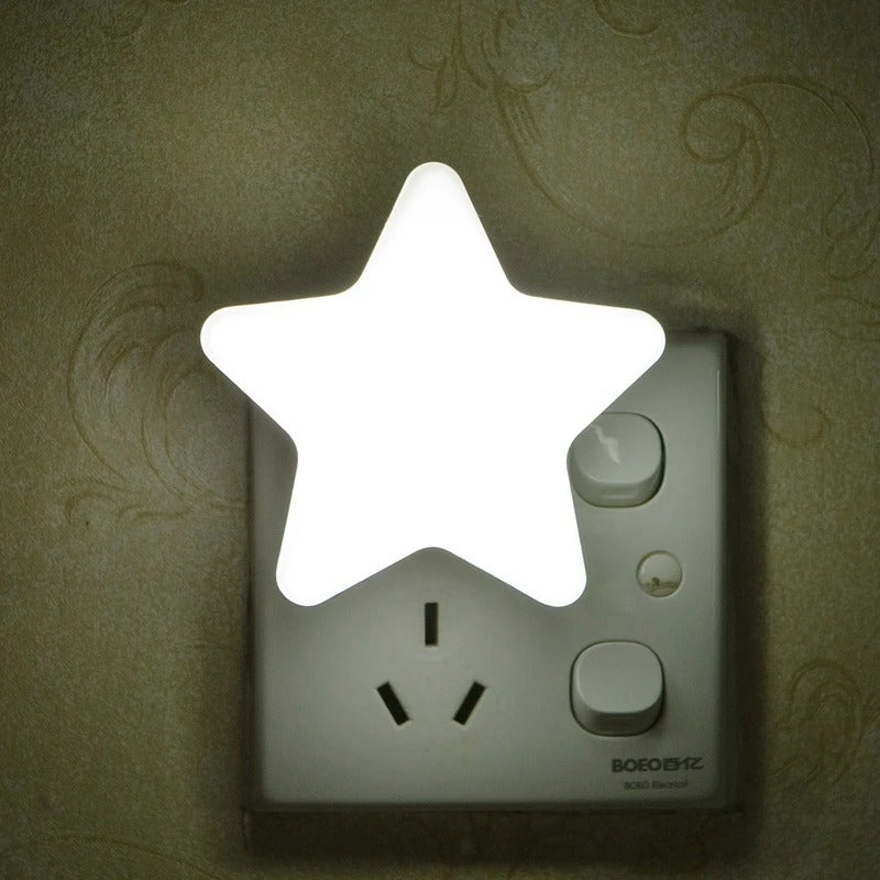 veilleuse bébé étoile blanche