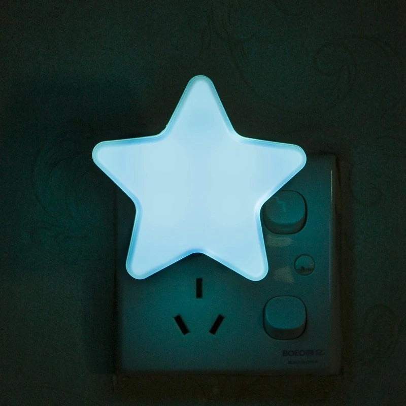veilleuse bébé étoile bleue