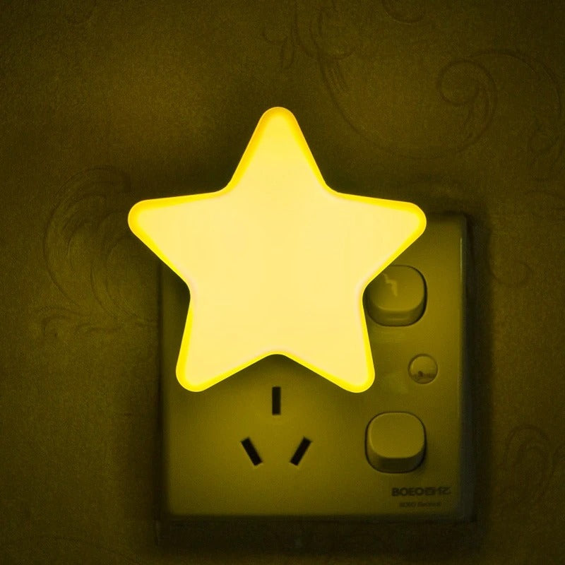 veilleuse bébé étoile jaune