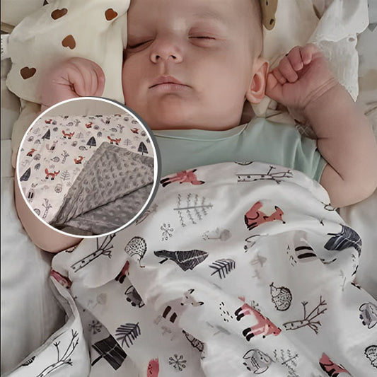 bébé dort profondément dans couverture bébé