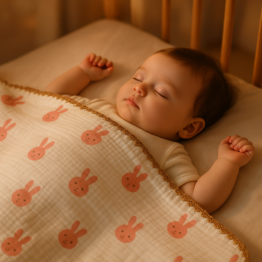 bébé serein avec couverture bébé