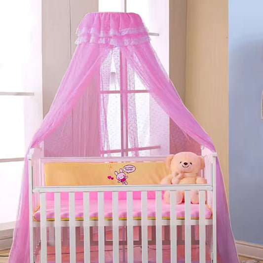 ciel de lit bébé rose foncé
