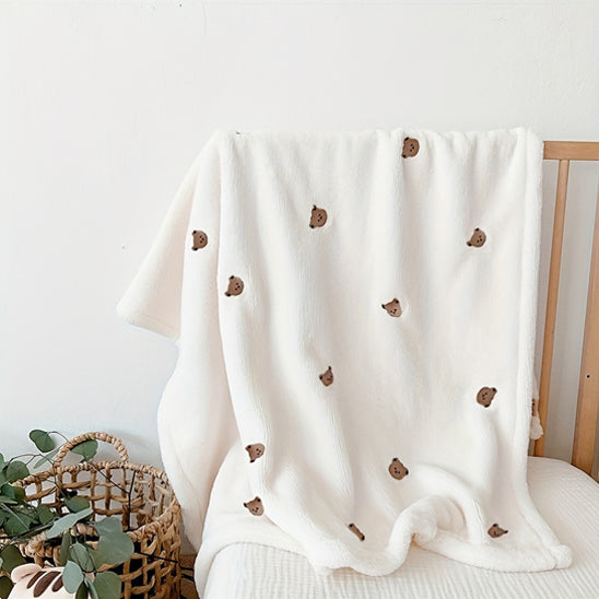 couverture bébé blanche 