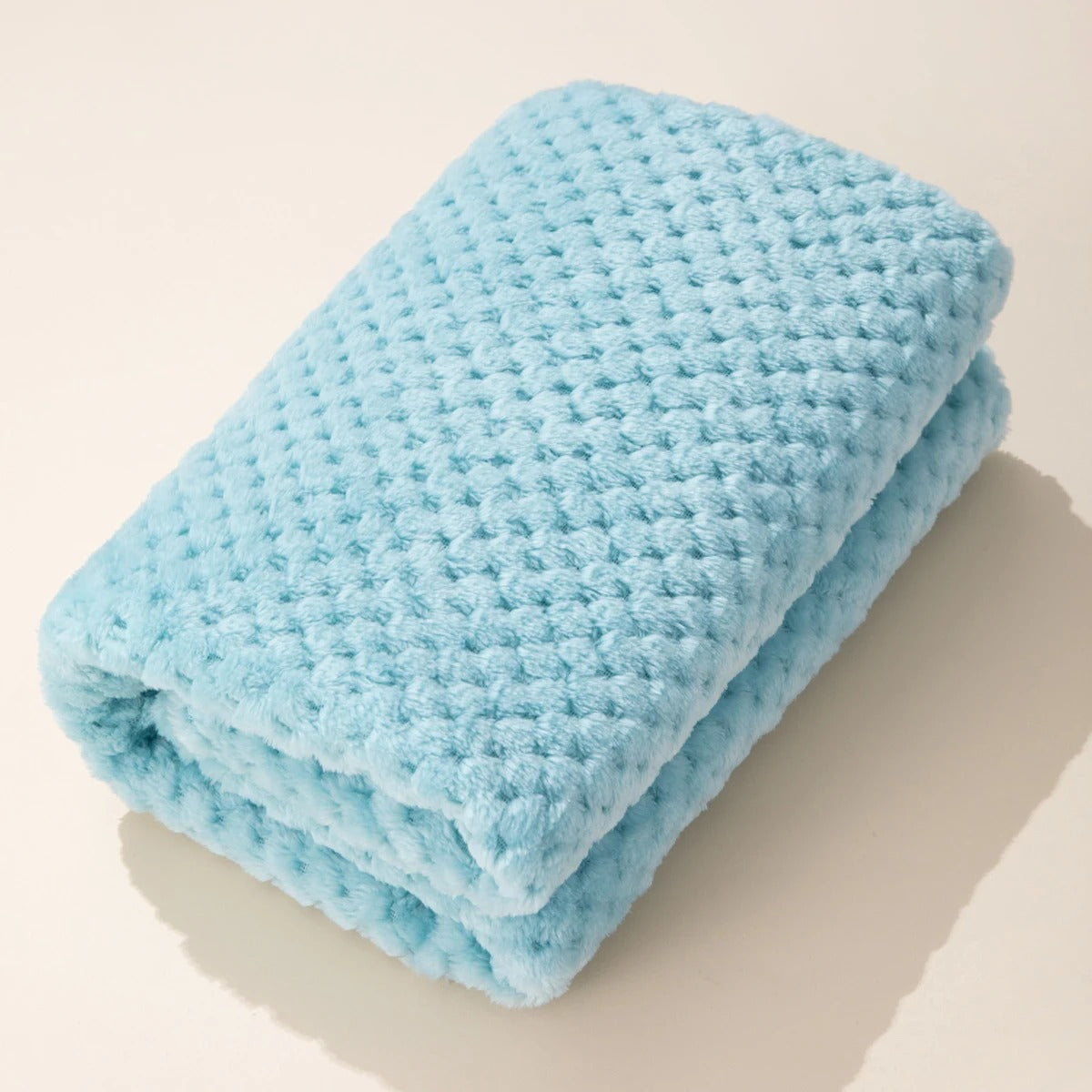 couverture bébé bleu clair