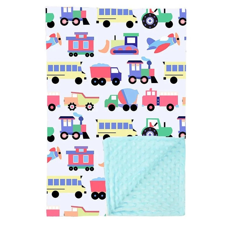 couverture bébé camions