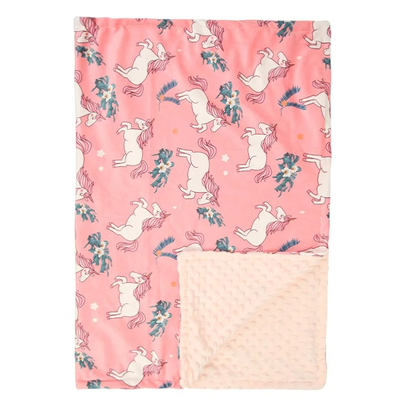 couverture bébé licornes