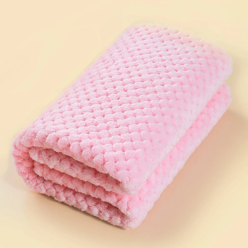 couverture bébé rose