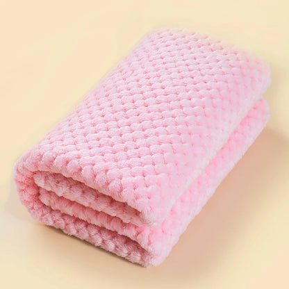 couverture bébé rose