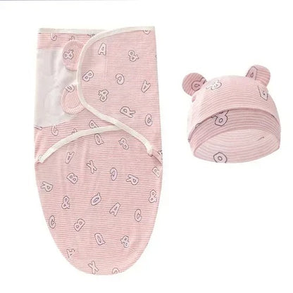 Couverture emmaillotage avec bonnet