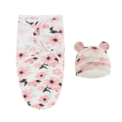 Couverture emmaillotage avec bonnet