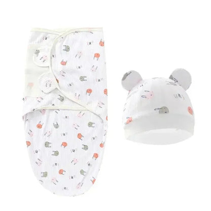 Couverture emmaillotage avec bonnet