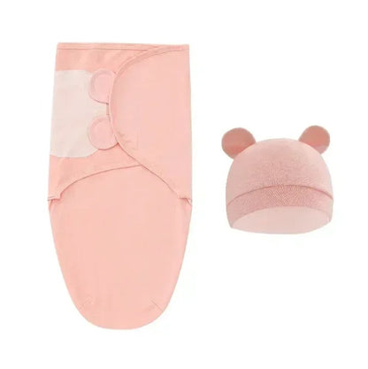 Couverture emmaillotage avec bonnet