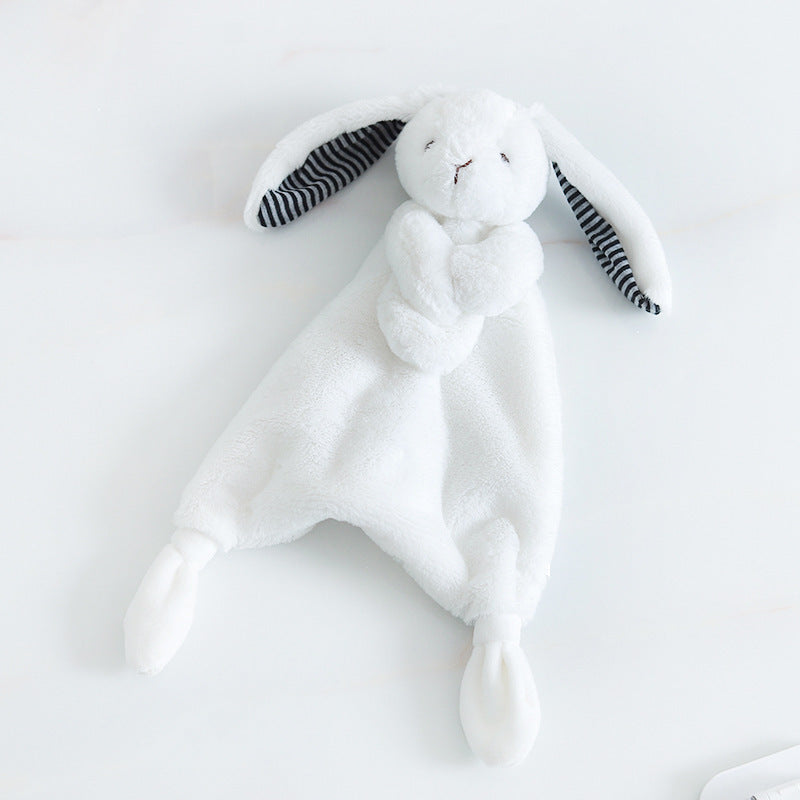 doudou bébé lapin blanc