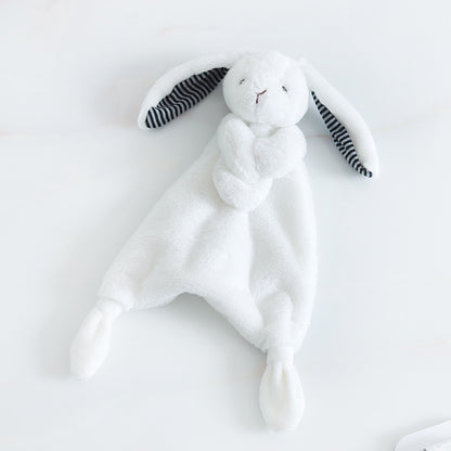 doudou bébé lapin blanc