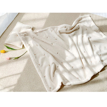 polaire couverture bebe printanier