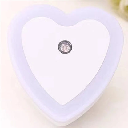 veilleuse bébé coeur blanc