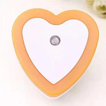 veilleuse bébé coeur orange